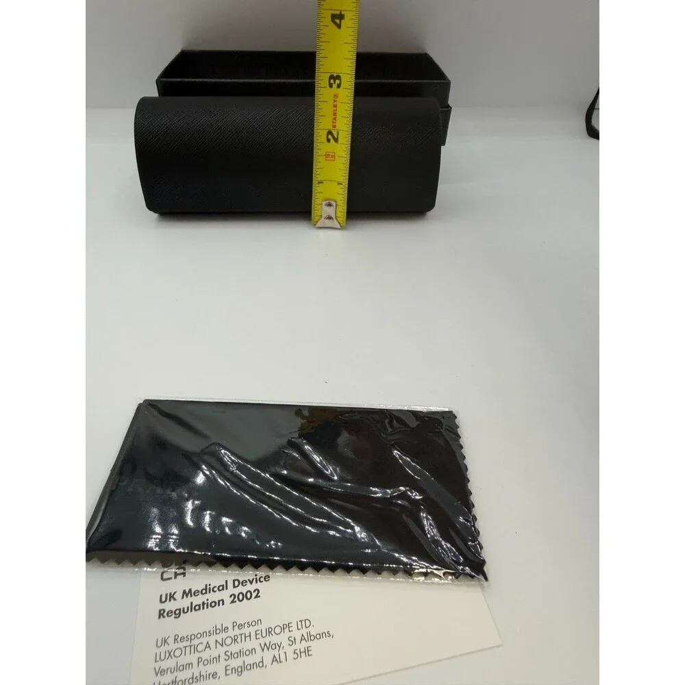 Prada Eyeglasses Sunglasses Case Box Cloth Authentic Black Luxury Accessory